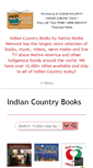 Mobile Screenshot of indiancountrybooks.com